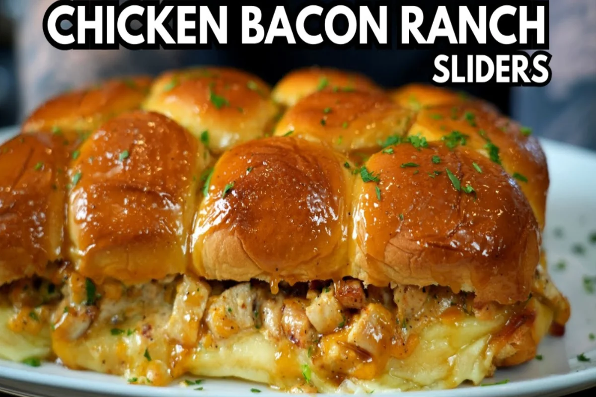 chicken bacon ranch sliders