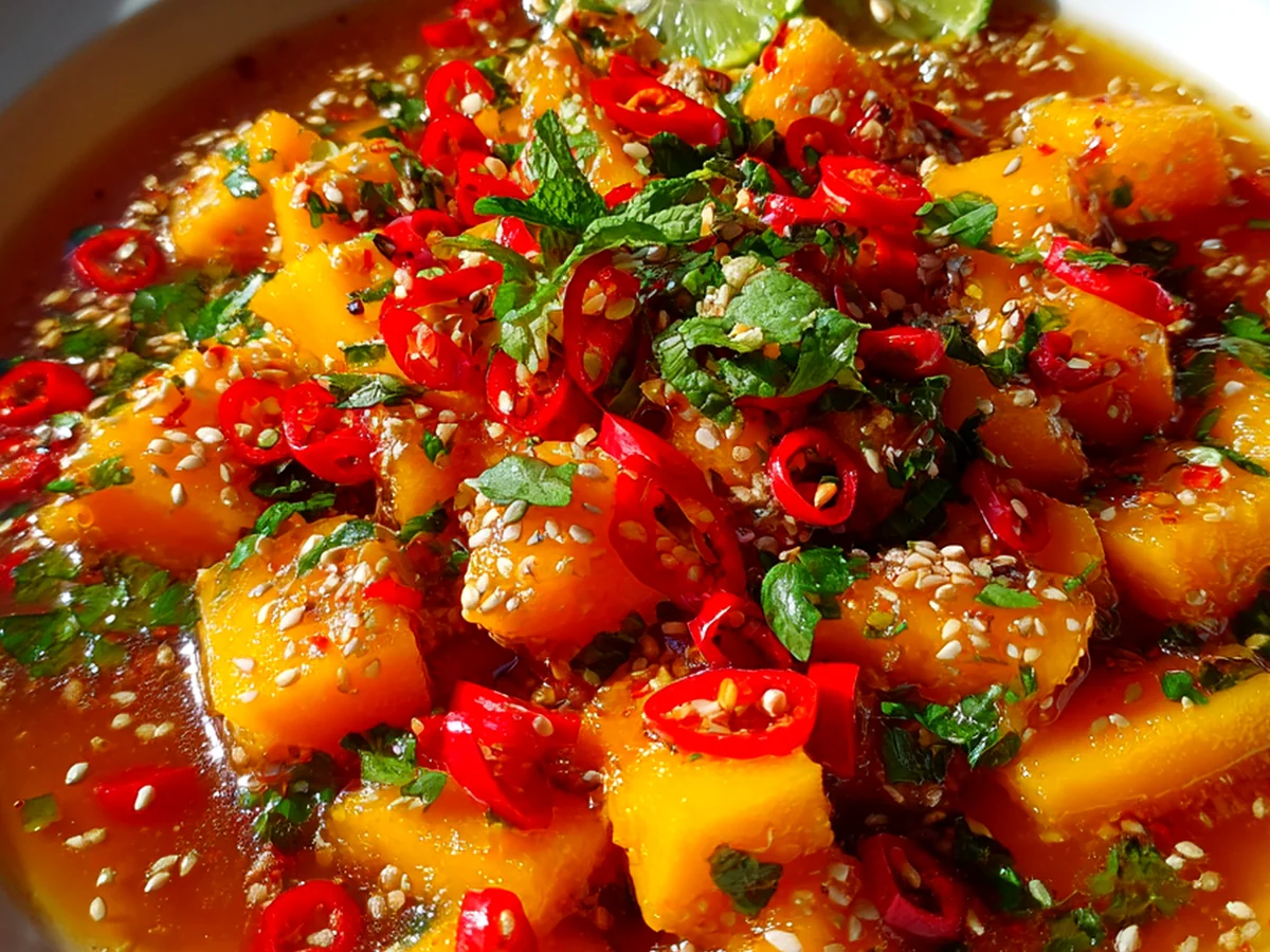 Perfect Fiery Mango Magic: Fermented Flavor Explosion