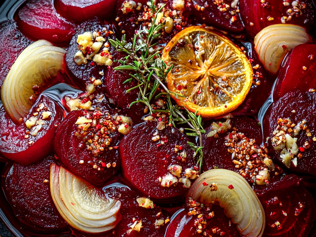 Amazing Zesty Spiced Citrus Pickled Beets