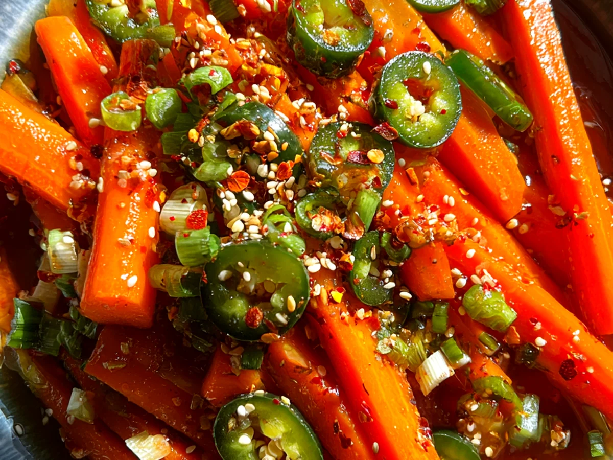 Incredible Zesty Ginger-Infused Sweet & Spicy Carrots