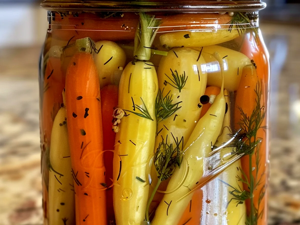 Amazing Zesty Citrus Herb Pickled Carrots