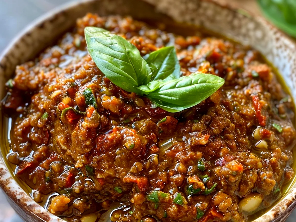 Delicious Sun-Dried Tomato & Herb Pesto Delight