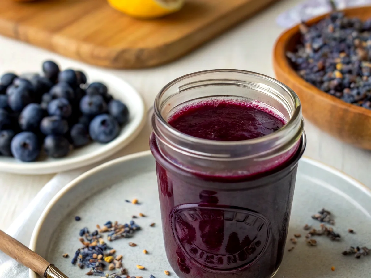 Perfect Blueberry-Lavender Bliss: A Spiced Syrup Delight