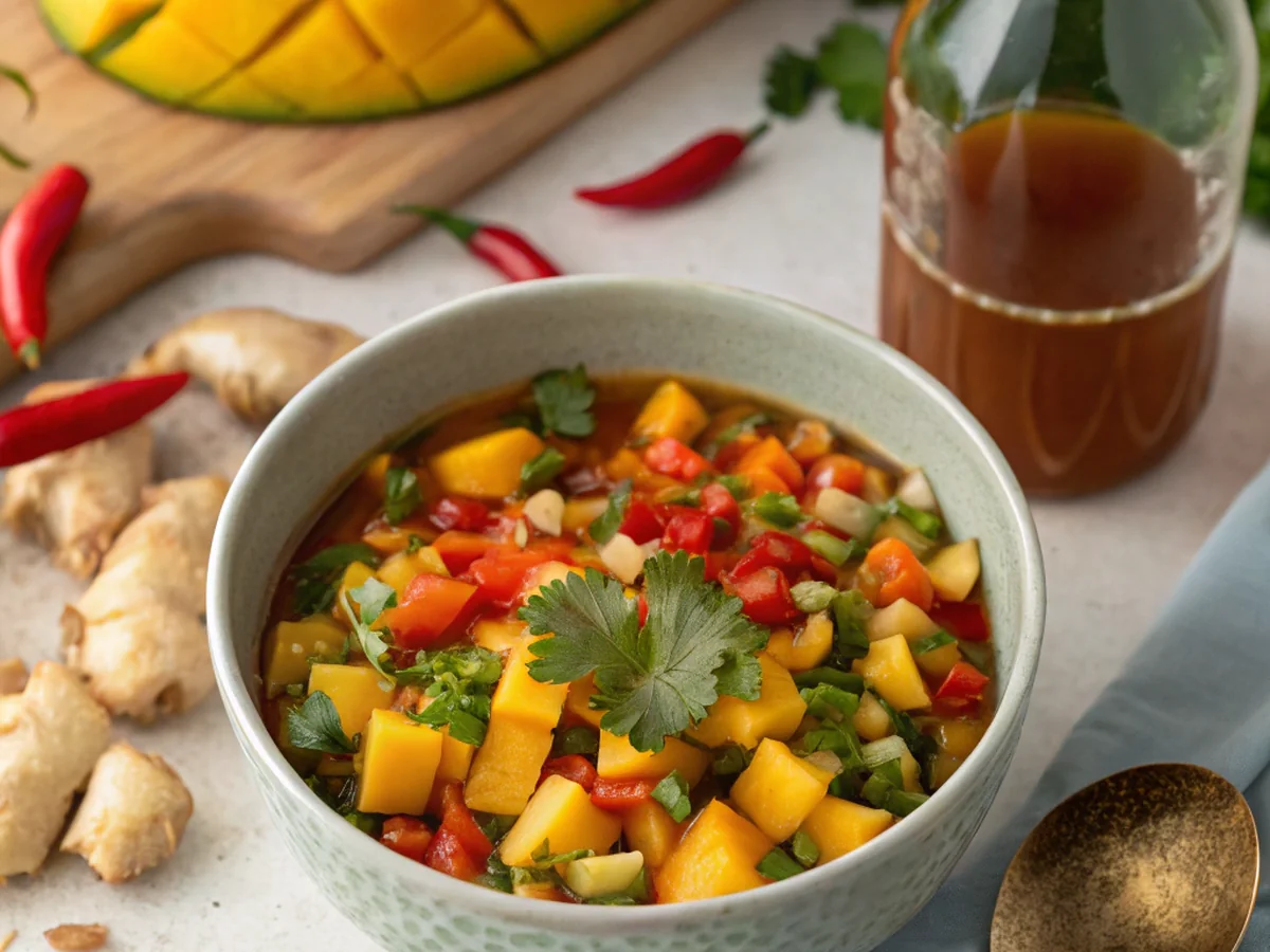 Perfect Fiery Mango Ginger Sauce with a Twist