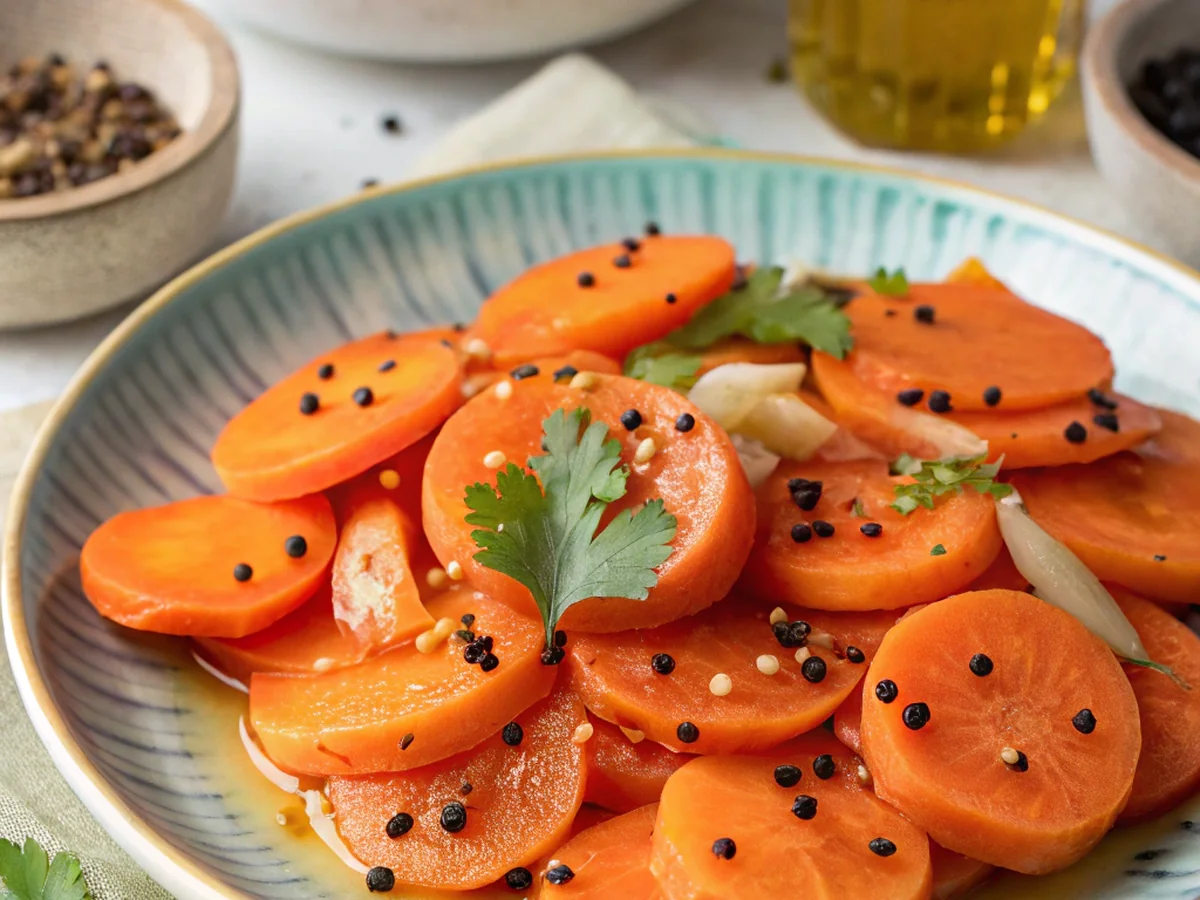 Perfect Zesty Spiced Ginger Carrot Pickles