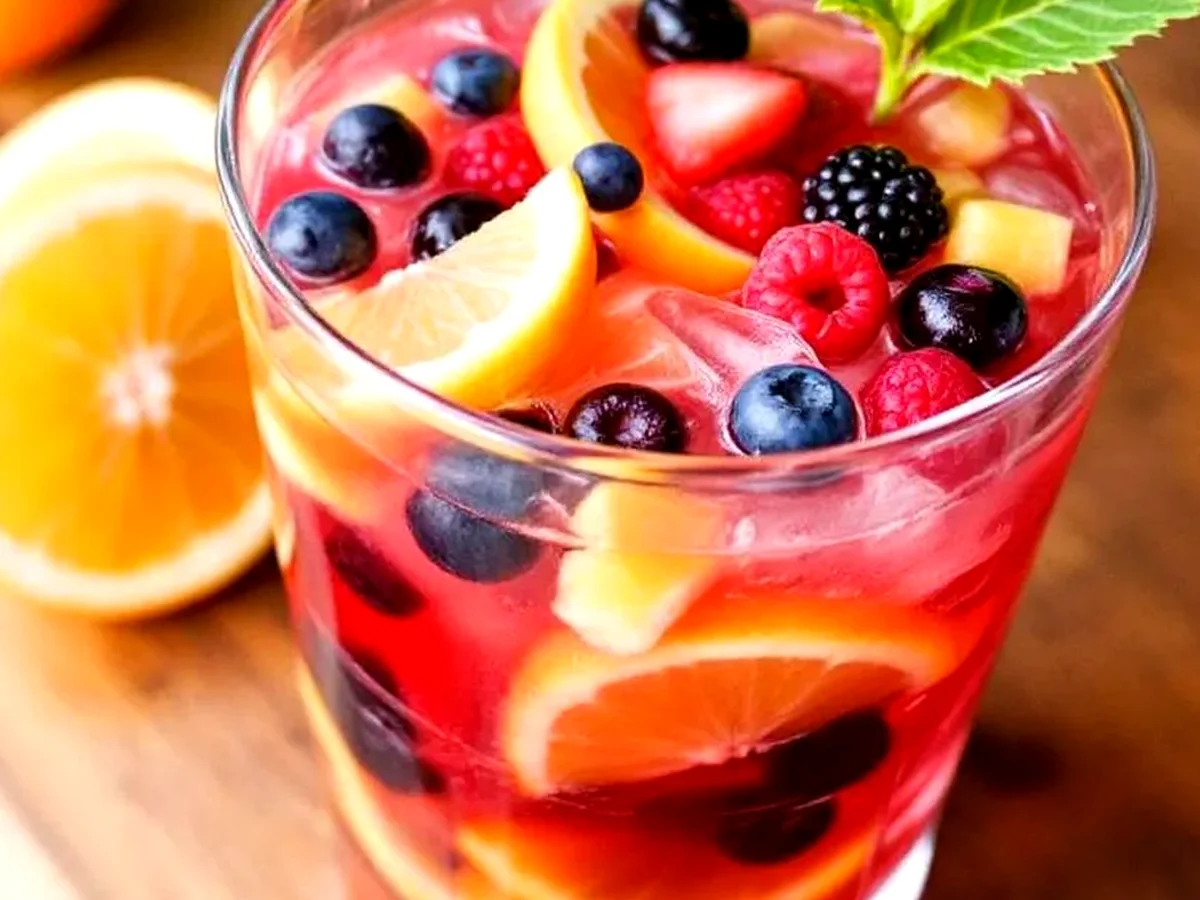 Zesty Citrus Berry Bliss with a Ginger Kick