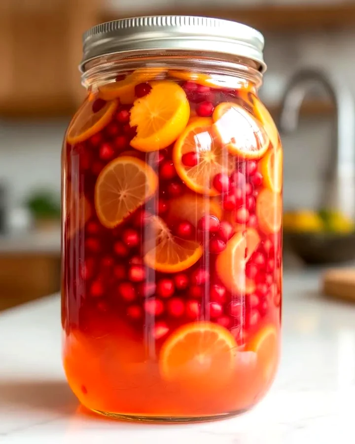 Zesty Pomegranate Ginger Citrus Elixir