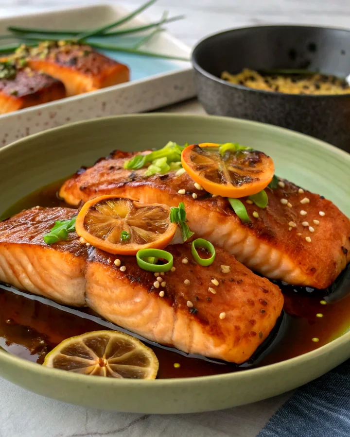 Citrus-Infused Teriyaki Salmon Delight