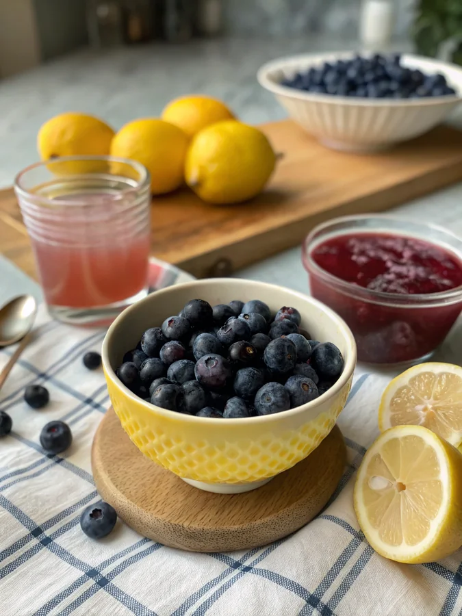 Blueberry Lemon Bliss: A Radiant Preserve Delight
