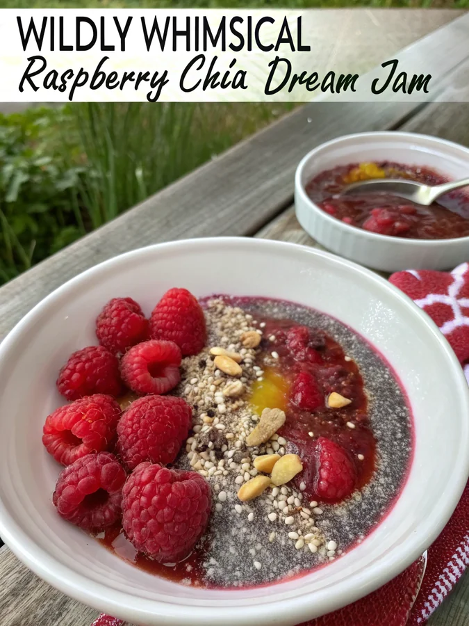 Raspberry Chia Delight: A Whimsical Jam Adventure
