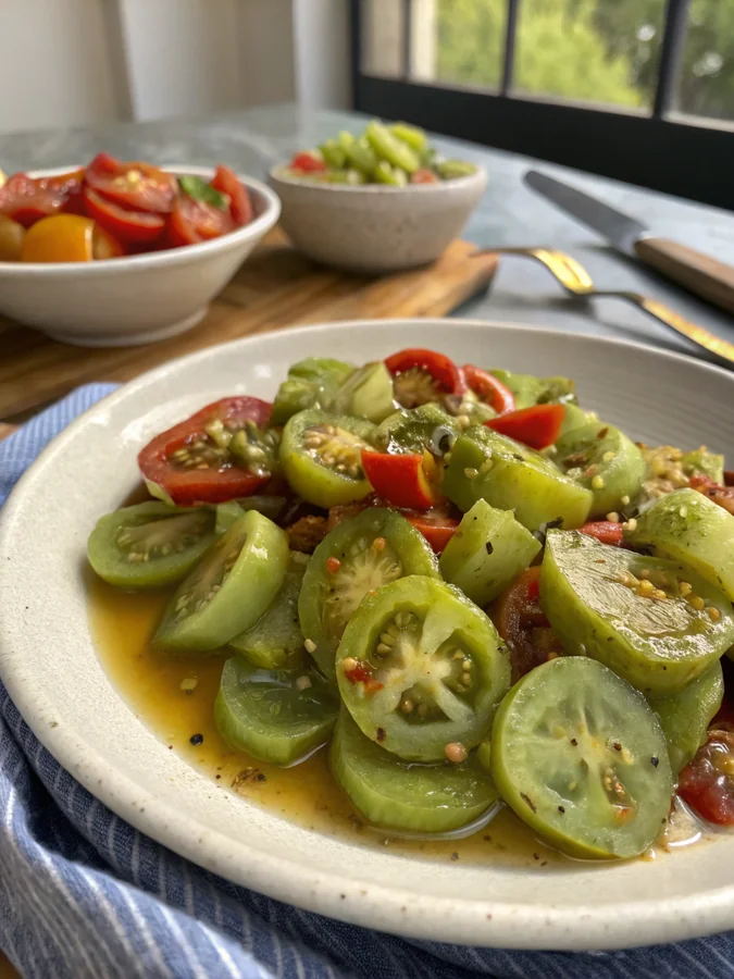 Firecracker Southern Green Tomato Pickles