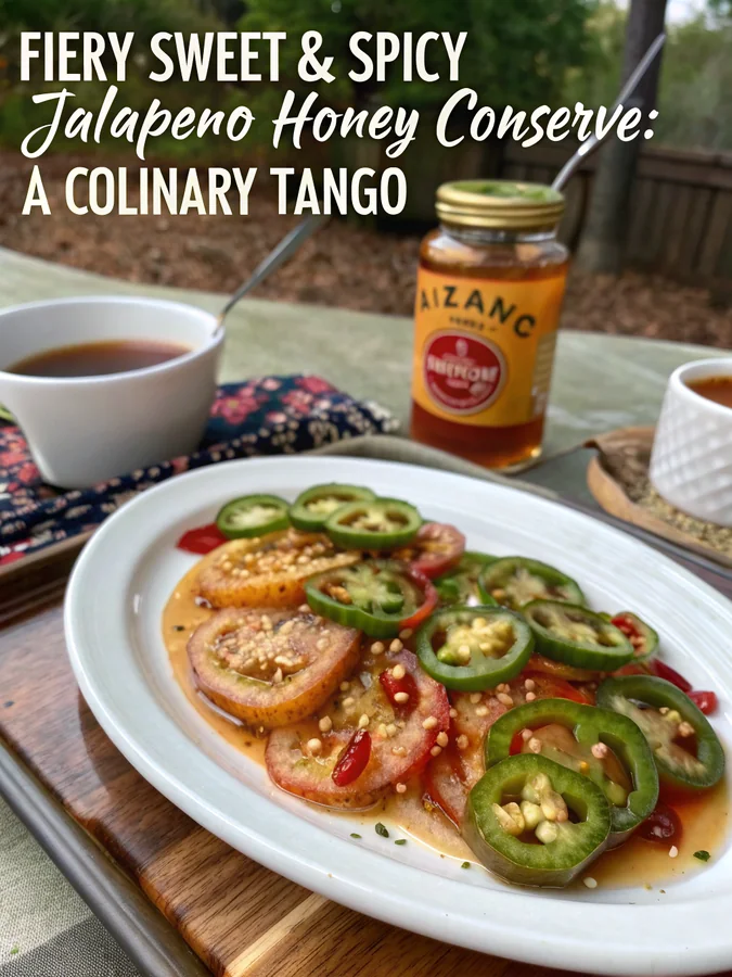 Spicy Sweet Jalapeño Honey Conserve Delight