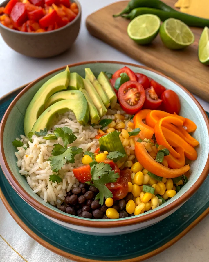 Sizzling Summer Fiesta Bowls with Grilled Chicken