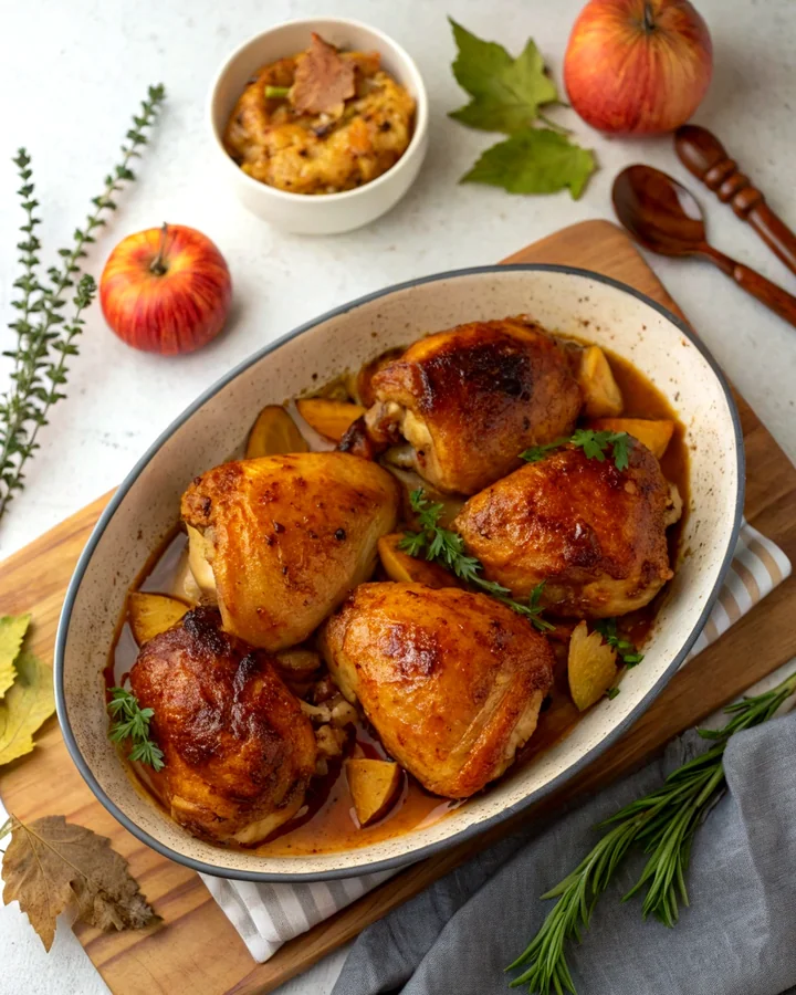 Maple-Glazed Chicken with Cozy Autumn Veggie Medley