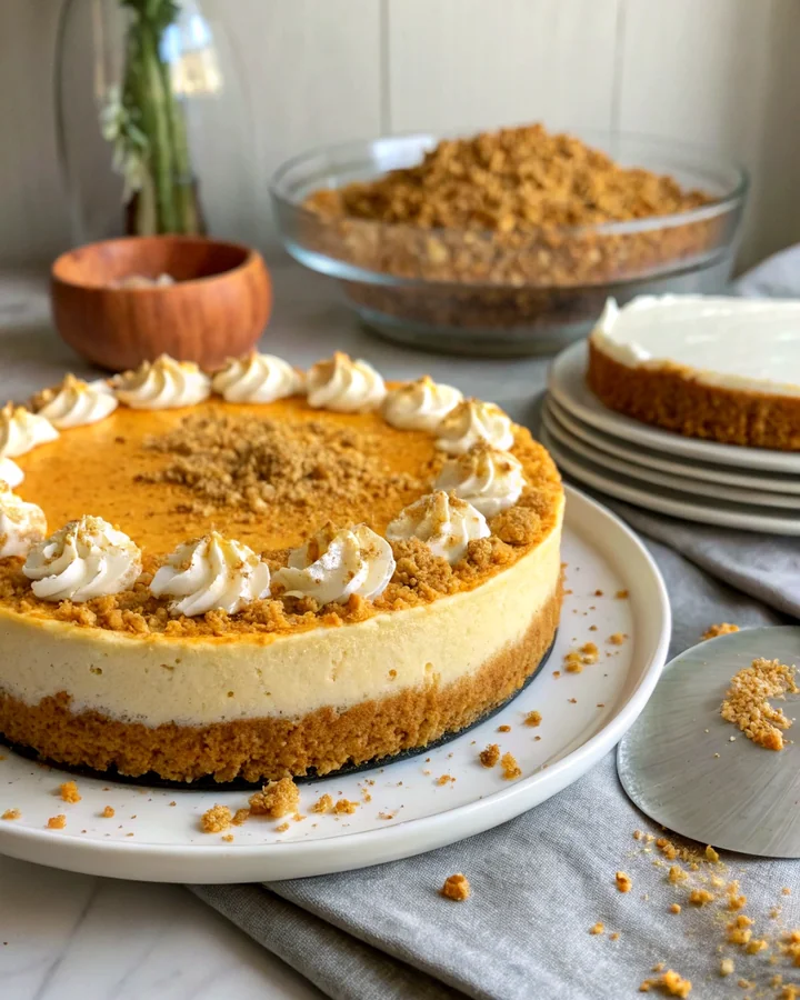 Pumpkin Whipped Cheesecake Bliss: Gluten-Free Indulgence