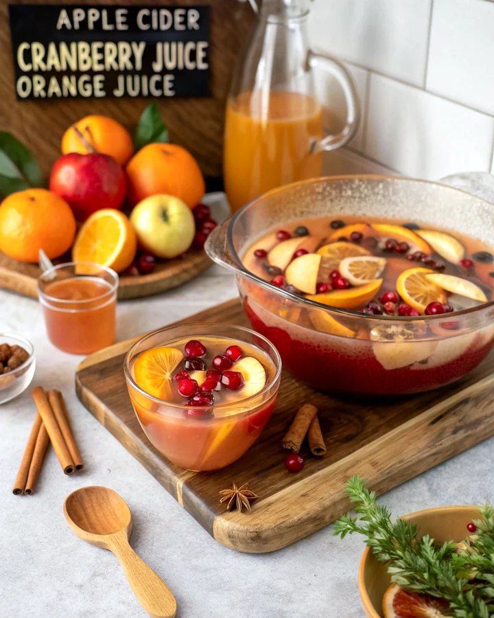Harvest Harmony: Festive Fall Punch Delight