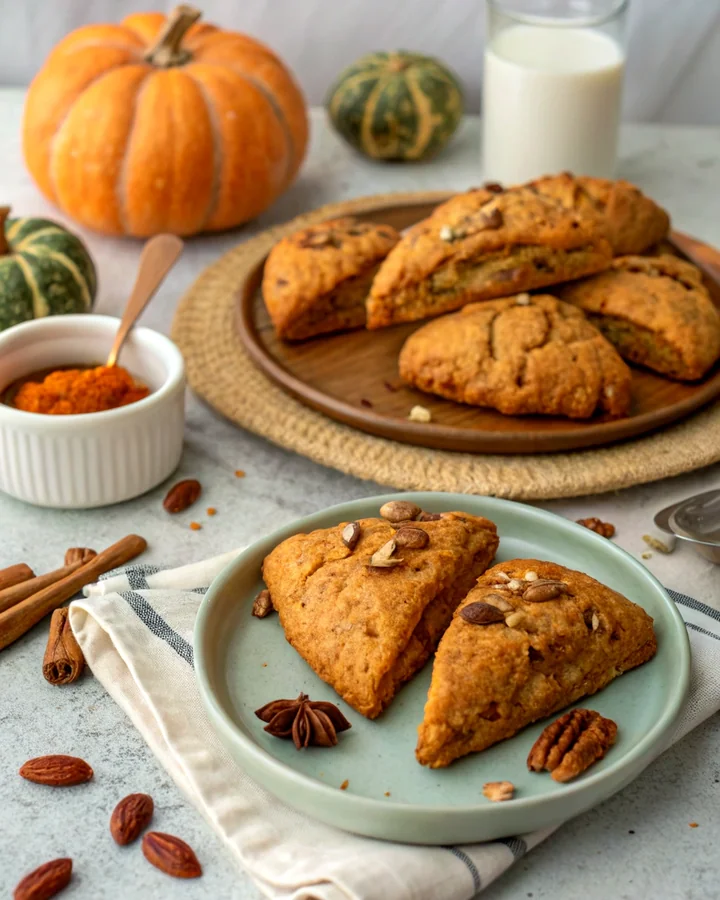 Pumpkin Pecan Scones: Falls Whimsical Treats