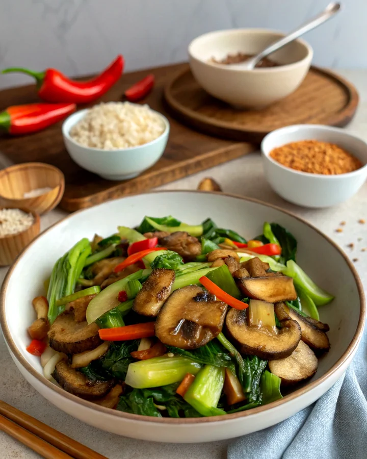 Umami Bliss: Savory Shiitake Mushroom Stir-Fry
