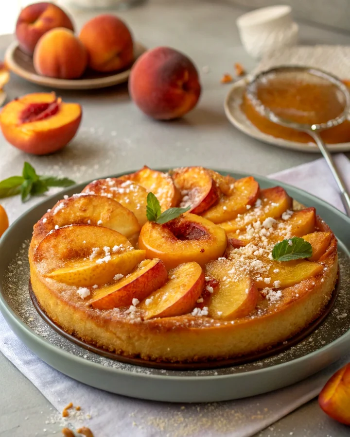 Peach Paradise: Sweet & Spicy Dessert Bliss