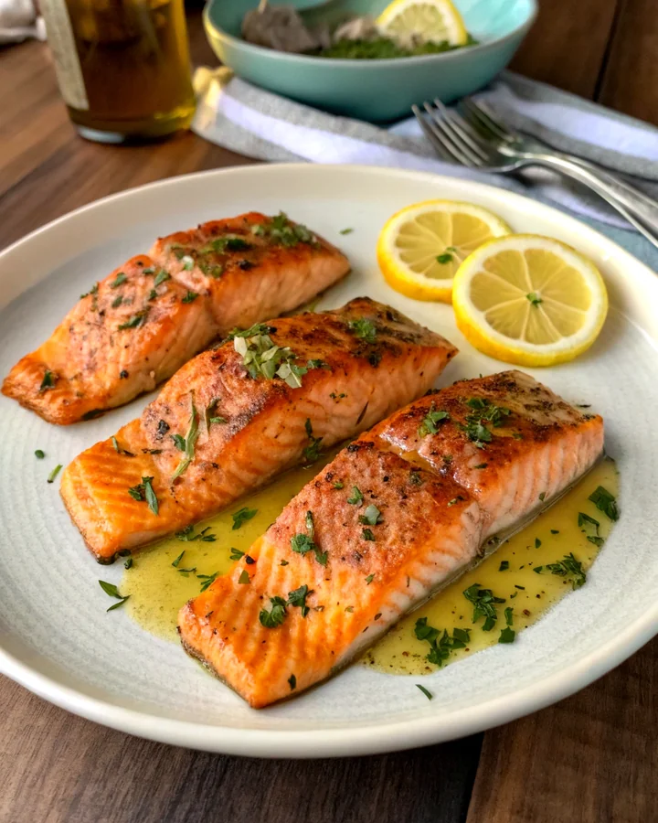 Zesty Baked Salmon with Cherry Tomatoes and Garlic Bliss