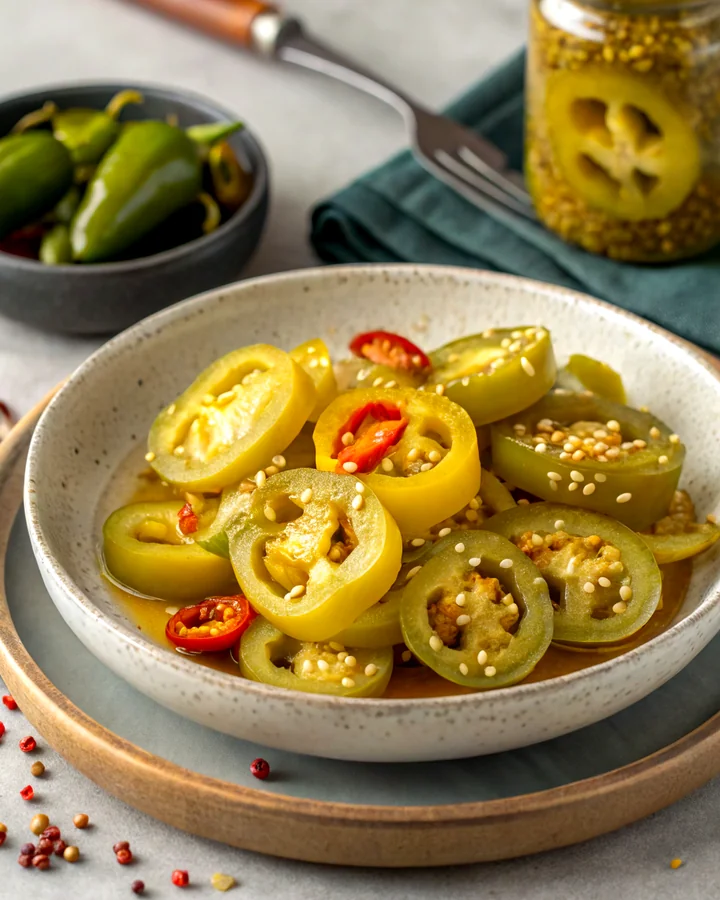 Zesty Pickled Banana Peppers: A Flavorful Kick!