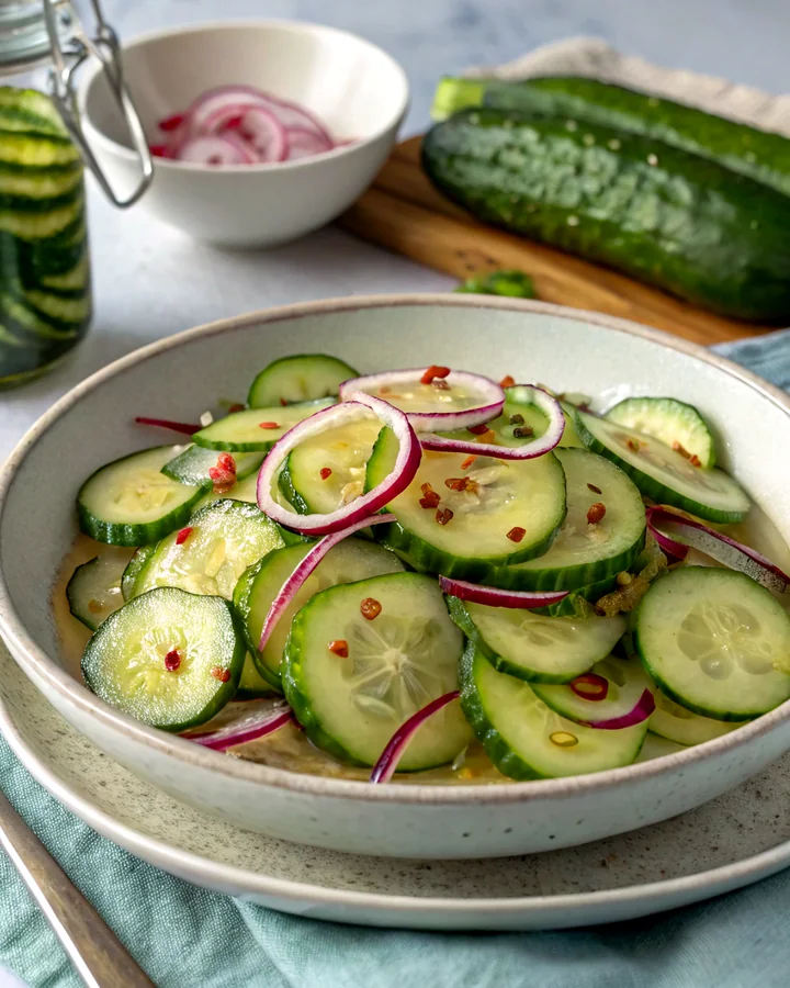 Zesty Quick Pickled Cucumbers for a Crisp Crunch