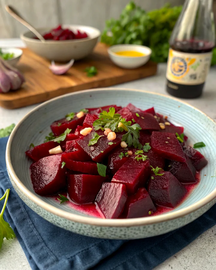 Radiant Jewel Pickled Beets: A Colorful Side Delight
