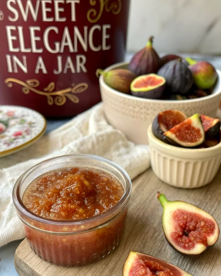 Luscious Fig Jam: A Taste of Sweet Elegance