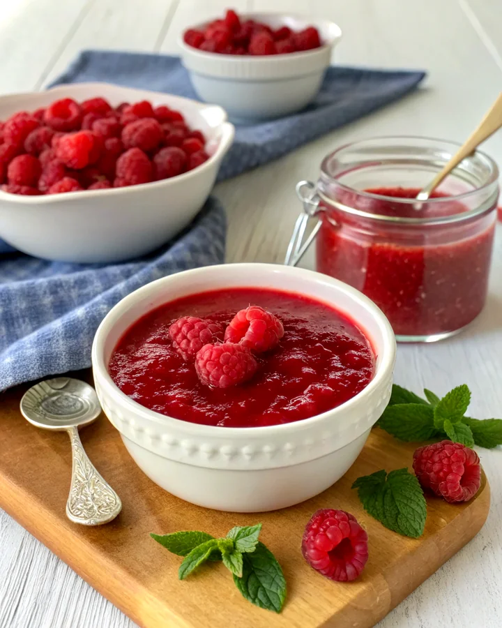 Tangy Raspberry Bliss: Sweet & Tart Sauce Delight