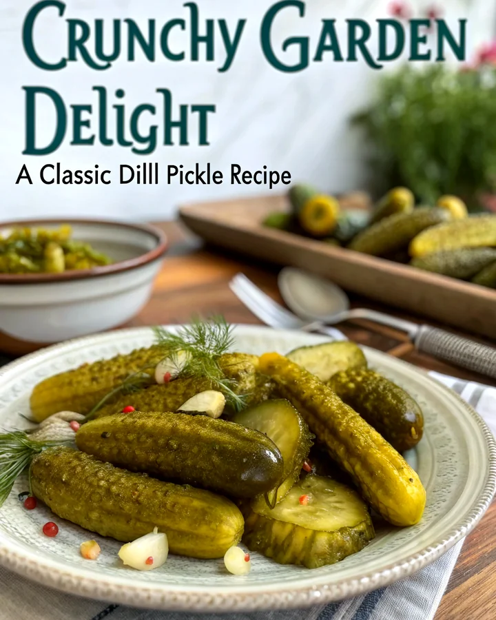 Crispy Dill Pickles: Your Gardens Crunchy Treasure