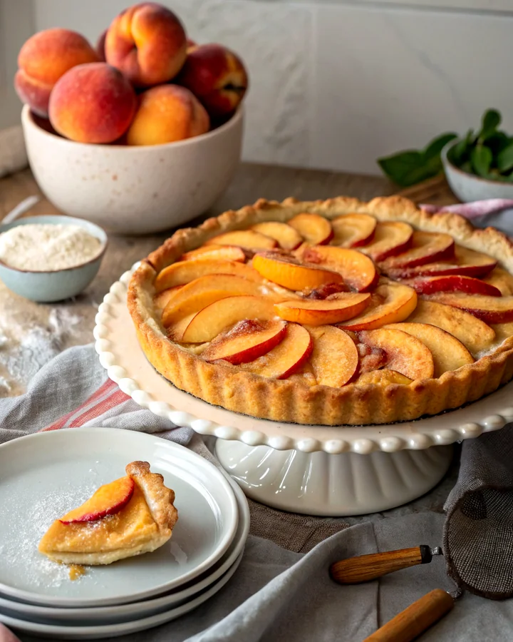 Summer Serenade: Enchanted Peach Pie Delight
