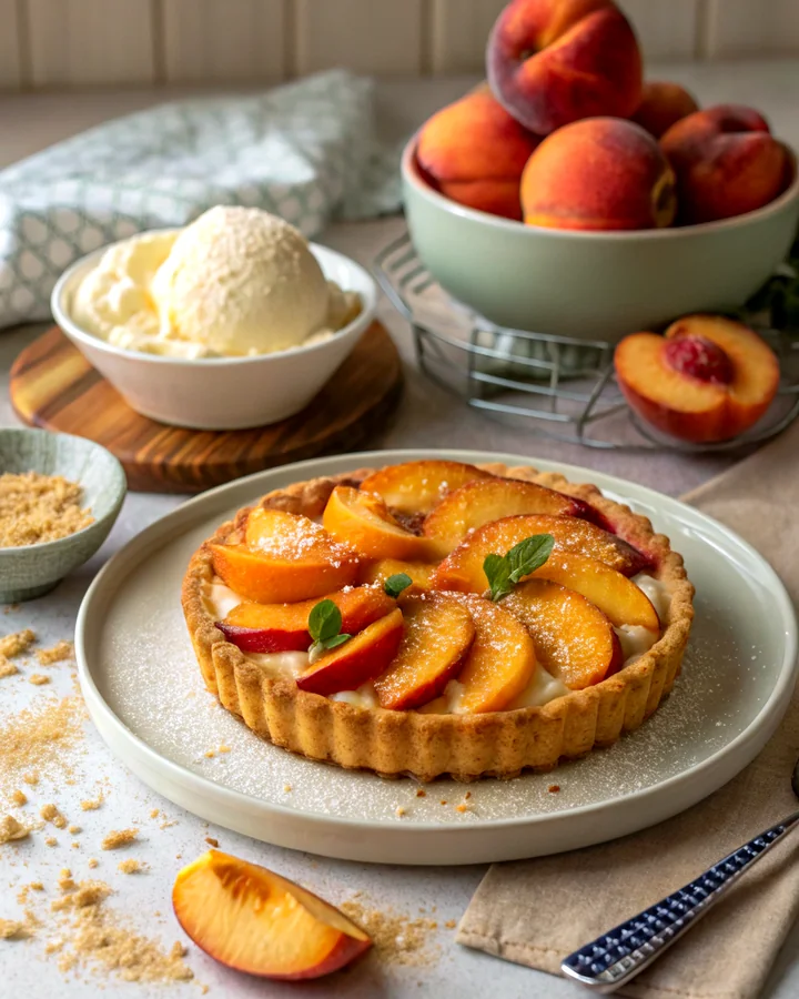 Peach Paradise: Decadent Summer Delight in Every Bite