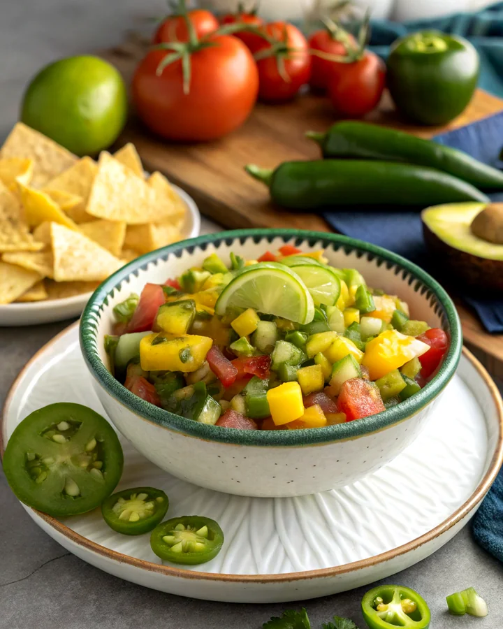 Spicy Green Tomato Salsa: A Zesty Fiesta Delight