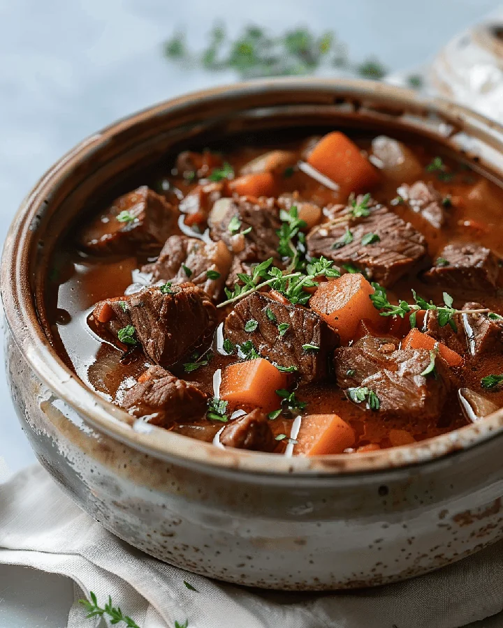 Rustic Comfort: Hearty Beef Stew for Cozy Nights