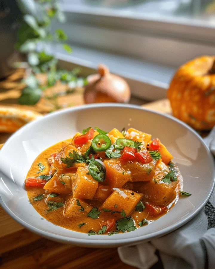 Pumpkin Paradise: Thai Curry Bliss in Every Bite